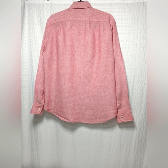 J.Crew 100%Linen Slim Fit Longsleeve Buttondown Shirt. Size M - Picture 2 of 7